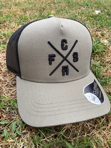 CFSA Khaki/Black 3D Embroidered Trucker