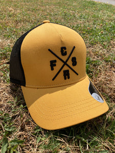 CFSA Yellow/Black 3D Embroidered Trucker